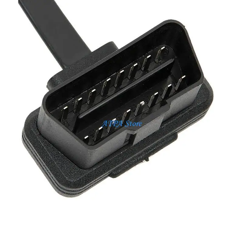 U13C Diagnostische Erweiterungskabel -Adapter OBDII OBD2 Auto Car Männlich an weibliche Autoscanner -Verlängerungsdrahtadapter