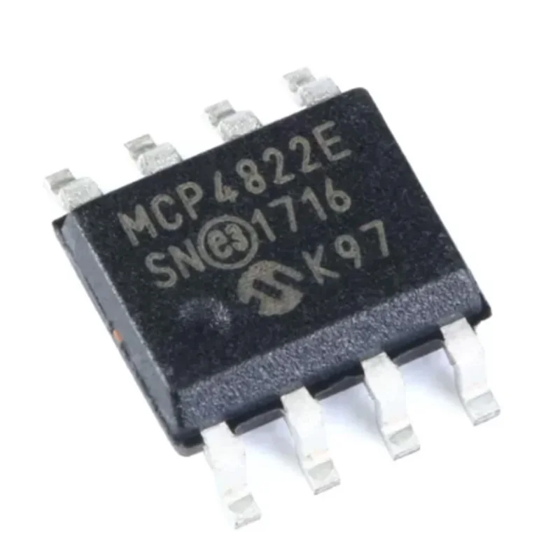 5Pcs New Original Mcp4822-E/Sn Mcp4822E Soic-8 12-Bit Analog-To-Digital Converter/Chip