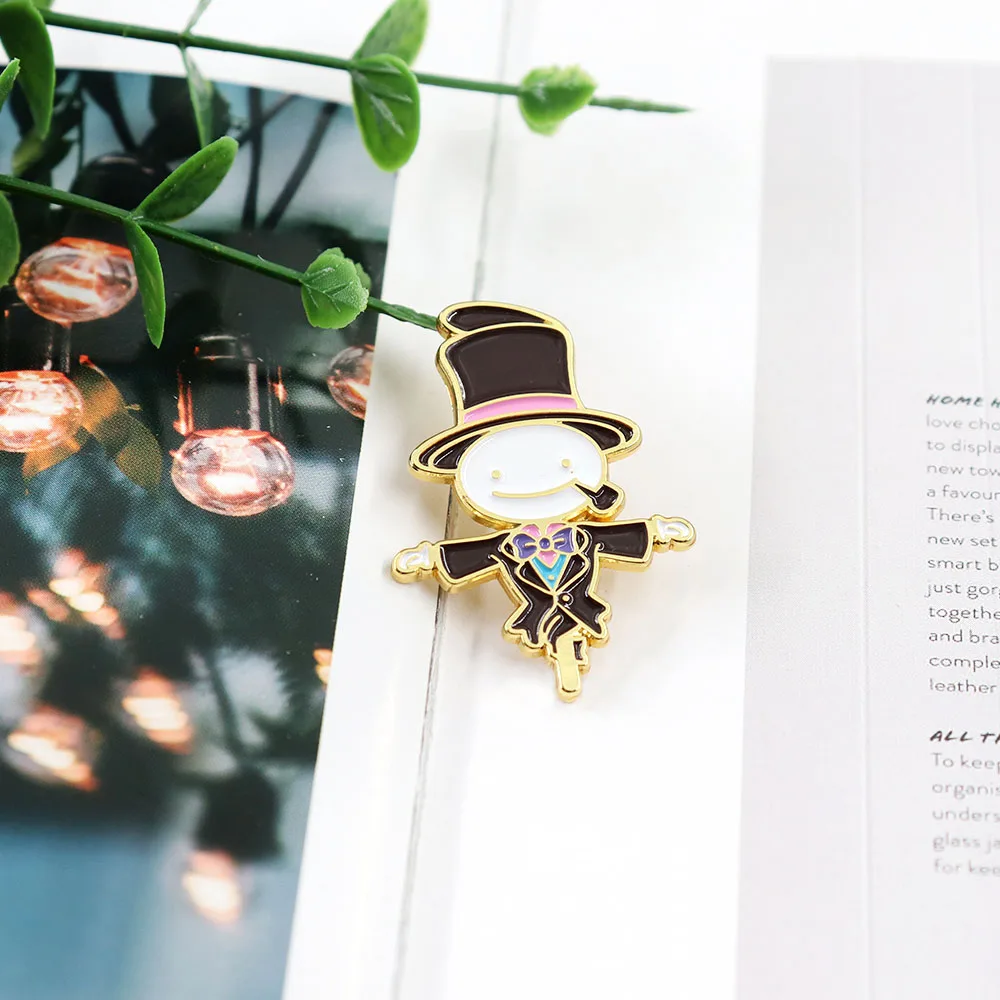 فزاعة الأمير اللفت رئيس المينا دبوس مغامرة أنيمي شخصية شارة مجوهرات هدية للطفل #6