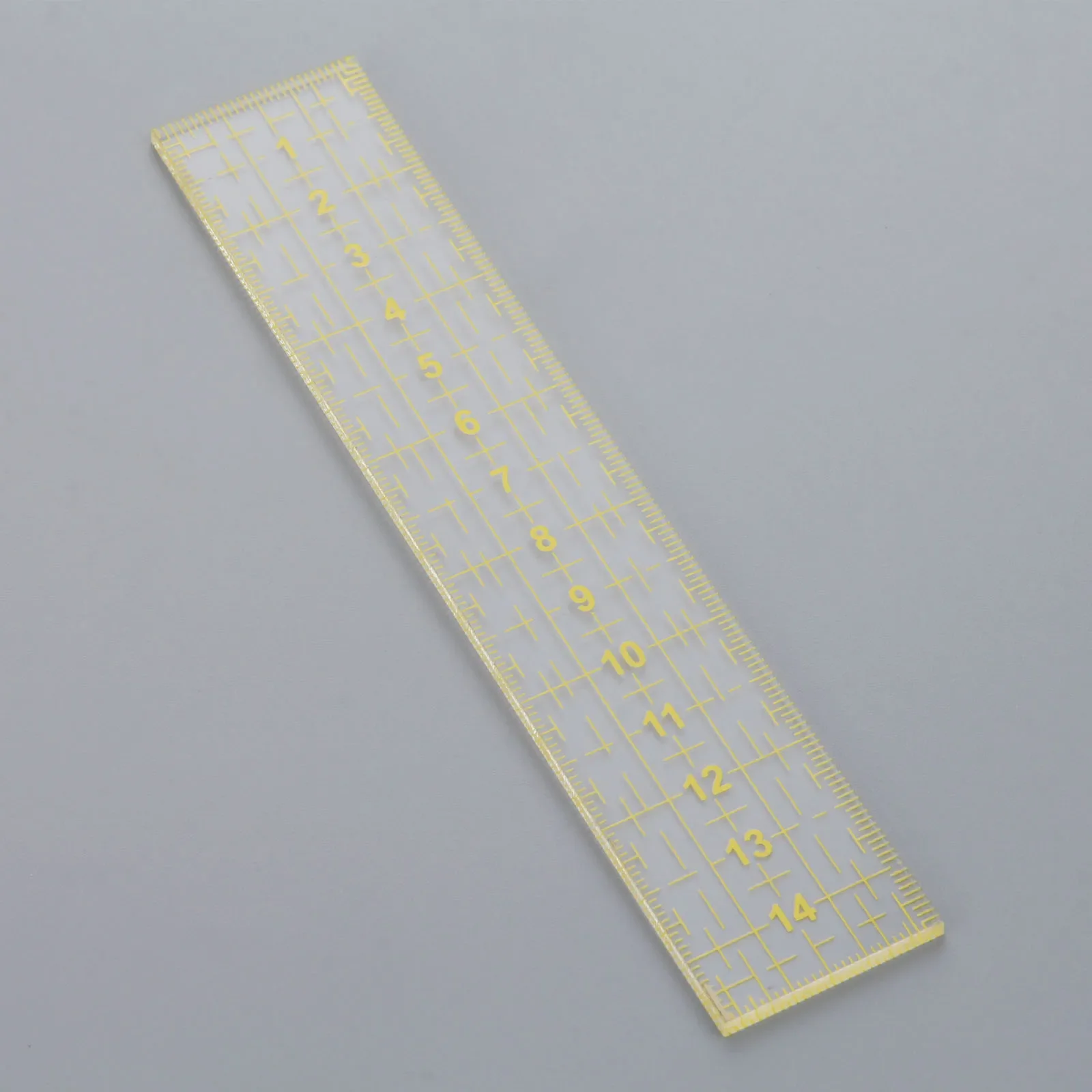 1Pc Patchwork Essential Tools Acrylic Quilting Patchwork Foot Sewing Aligned Ruler Grid Cutting Edge Tailor Sewing Measure Ruler