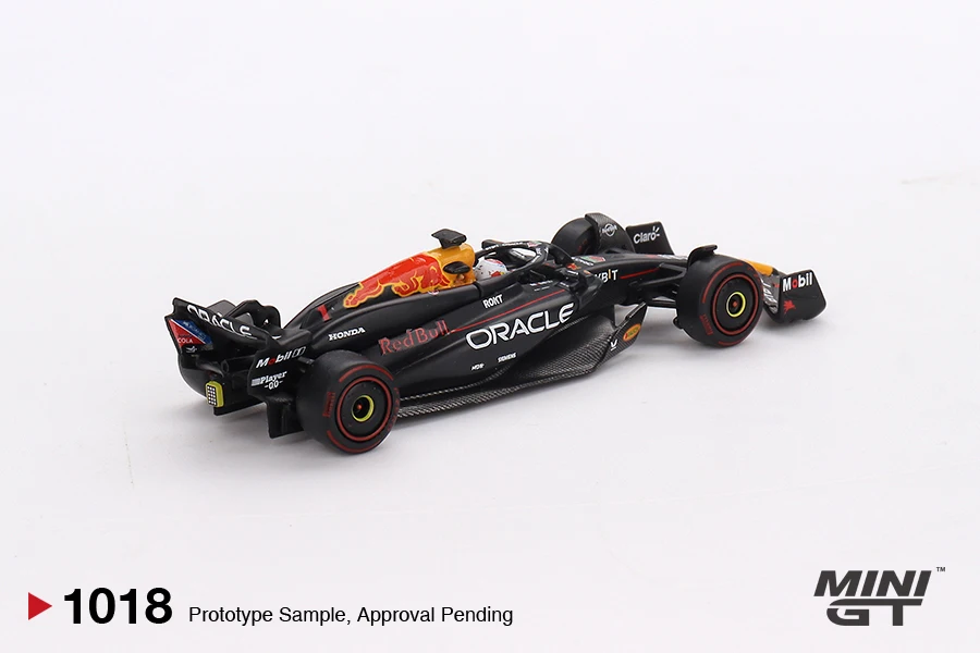 MINIGT 1/64 Oracle Red Bull Racing RB20 #1 Max Verstappen  2024 MGT01018-CH Cars Alloy Diecast Metal Model Kids Toys Boys