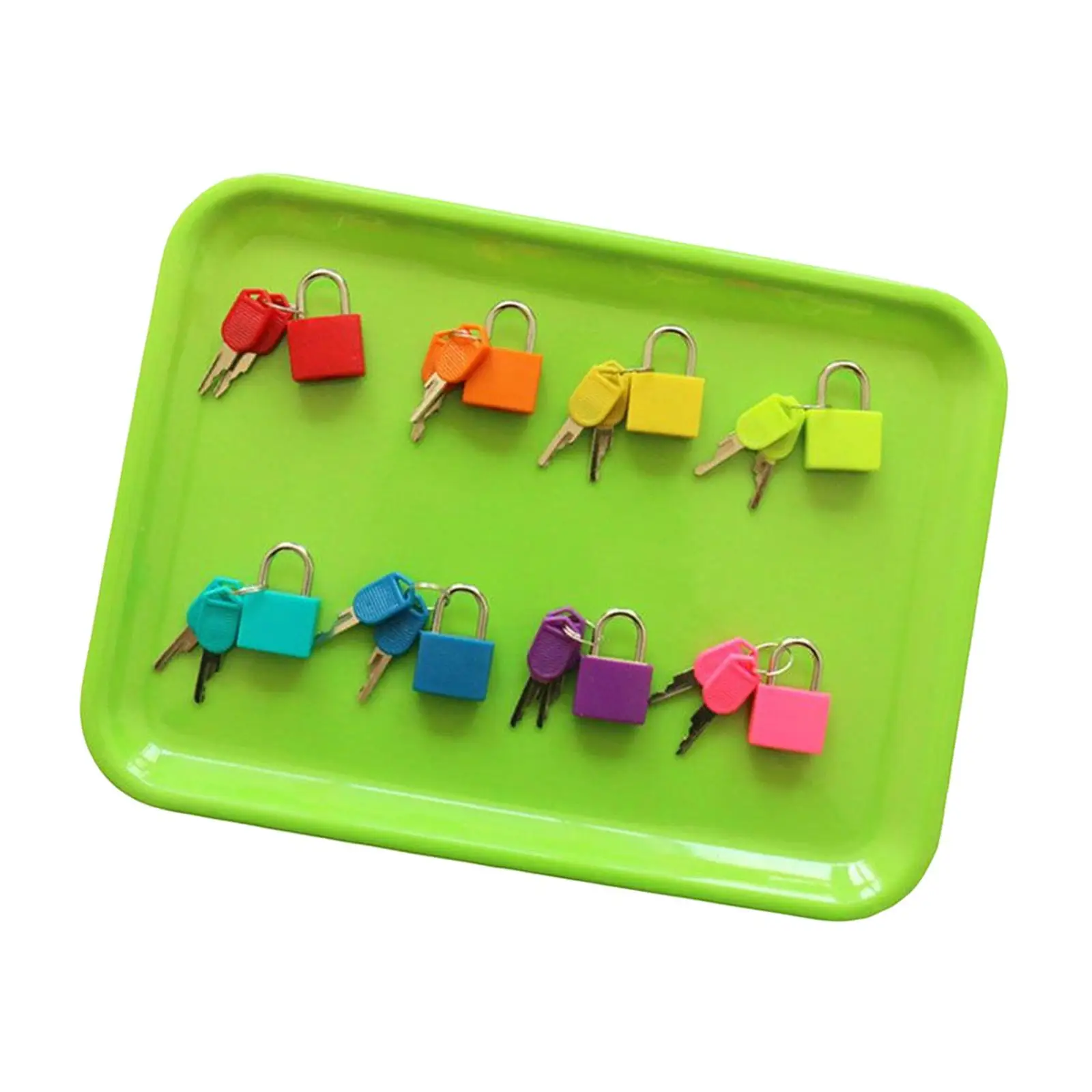 Montessori Lock and Key Toy Set Color Recognition for Children Boys Holiday Gift