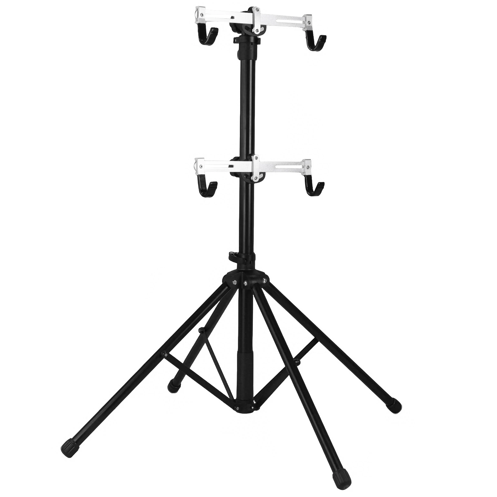 

2 Bike Vertical Hanger Space Saving Two Bike Gravity Pole Stand Garage No Drilling Required for Apartment Bikes Safe & Secure