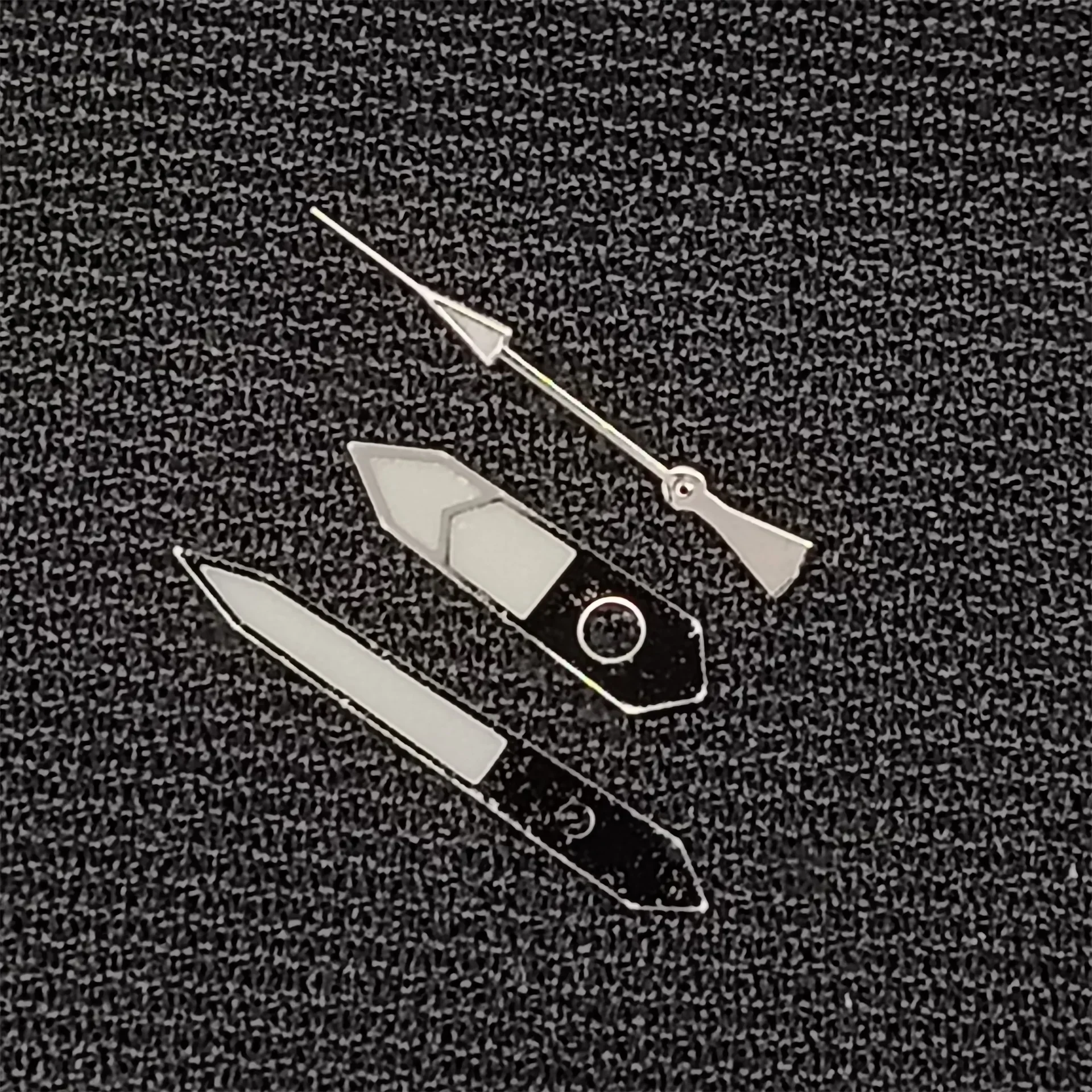 Men's Wristwatch Replacement 3 Pins Watch hands with High brightness Luminous for Japan C3 NH35/NH36 Movement  Accessories