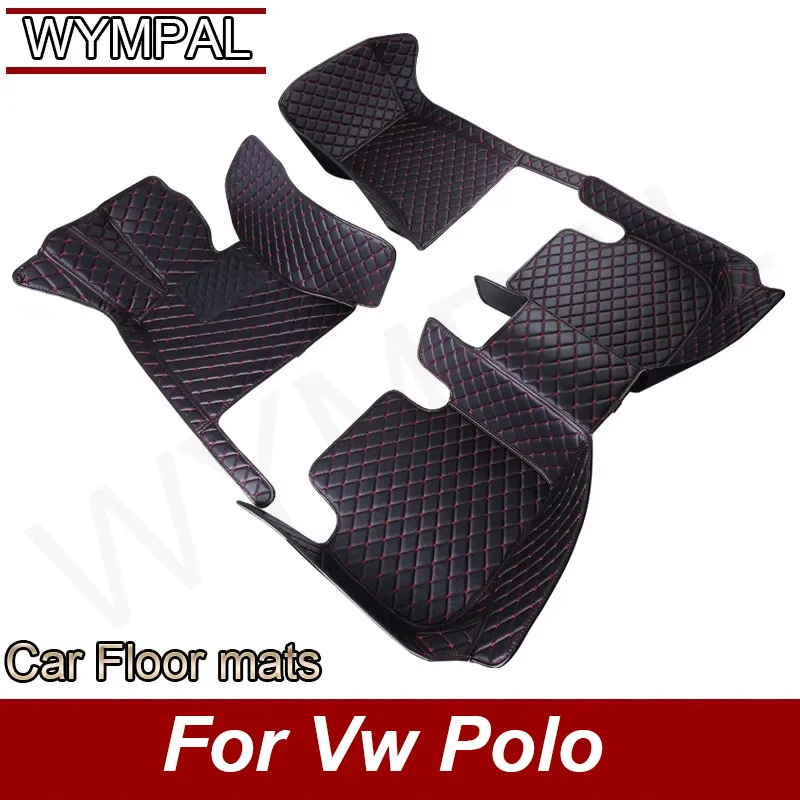 

Пользовательские 3D автомобильные коврики с полным покрытием для Volkswagen Vw Polo 2011-2018 2019-2023 Polo GTI 2012-2017 аксессуары для интерьера ковер