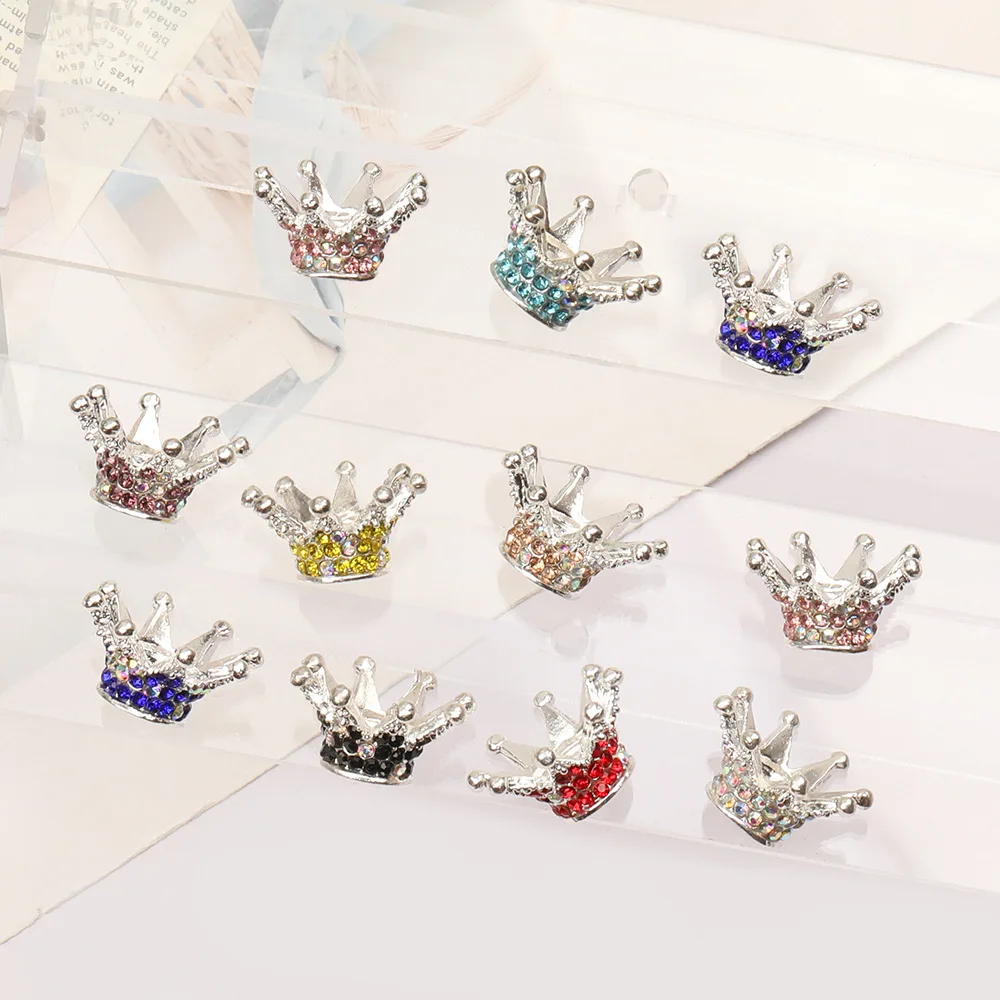 

Cordial Design 50Pcs 13*24MM DIY Beads Making/Hand Made/Jewelry Accessories/Rhinestone Effect/Crown Shape/Alloy Caps #17266
