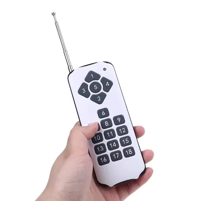 18CH Channel 433MHz Remote Control RF Remote Control Wireless Transmitter Learning Code 1527 for Gadget Gate Garage Door