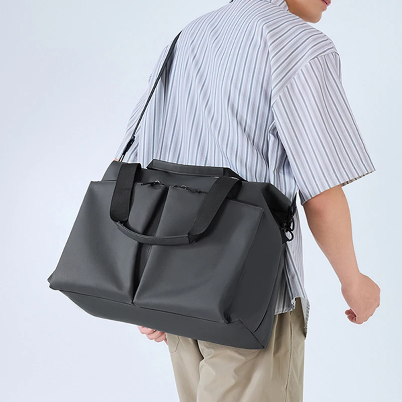 

Men Crossbody Bag Leisure Business Commuting Shopping Travel Messenger Bags Large Capacity Laptop Shoulder Pack Sling Backpack