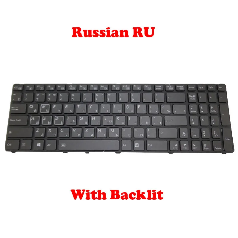 

Backlit Keyboard For Gigabyte P25K P25W V2 P25W-CF1 P25W-CF2 P25W-CF3 P25X V2 P25K-CF2 V111465ES1 Korea KR Russian RU English