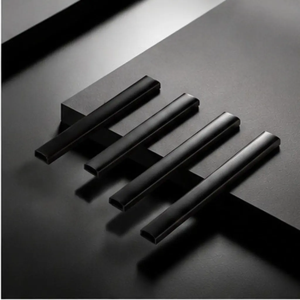 4Pcs Black Plastic Cord Covers Protector for Electrical Machinery Wire Organization Cord Hider Wire Concealer