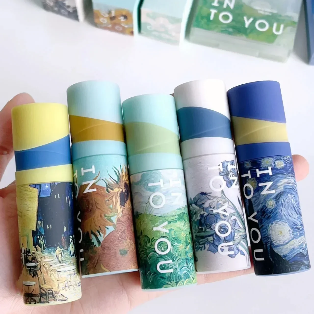 

INTO YOU Lip Gloss Van Gogh Oil Painting Co-branded Serie Velvet Lipstick Lip Glaze Waterproof Women Makeup Rare Beauty Cosmetic