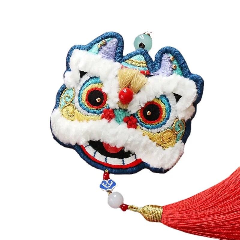 

Защитный талисман ручная вышивка благословение пакет пин фу кулон самовышитый материал для папы для парня