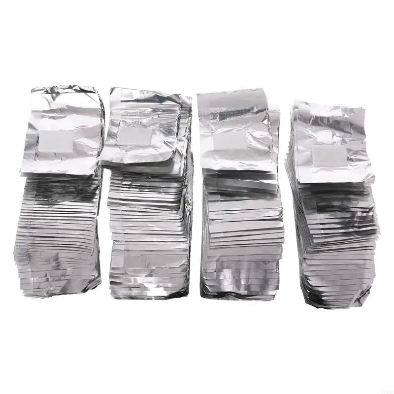 L8RD 50 Aluminium Foil Art Soak Off Acrylic Gel Polish Wraps Remover