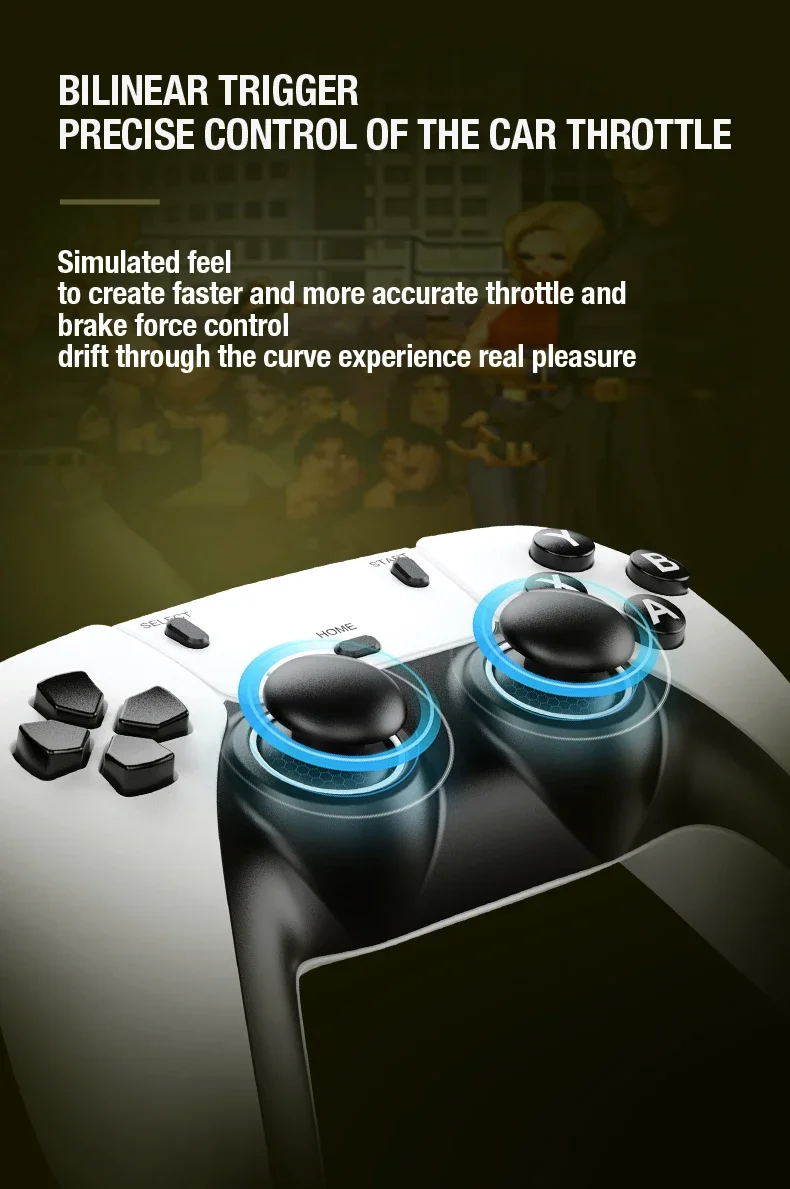HOT Q8 max Game Stick 4K consola games with 2.4G Wireless Gamepad HD Output Retro Video Game Consoles Classic TV Gaming Box