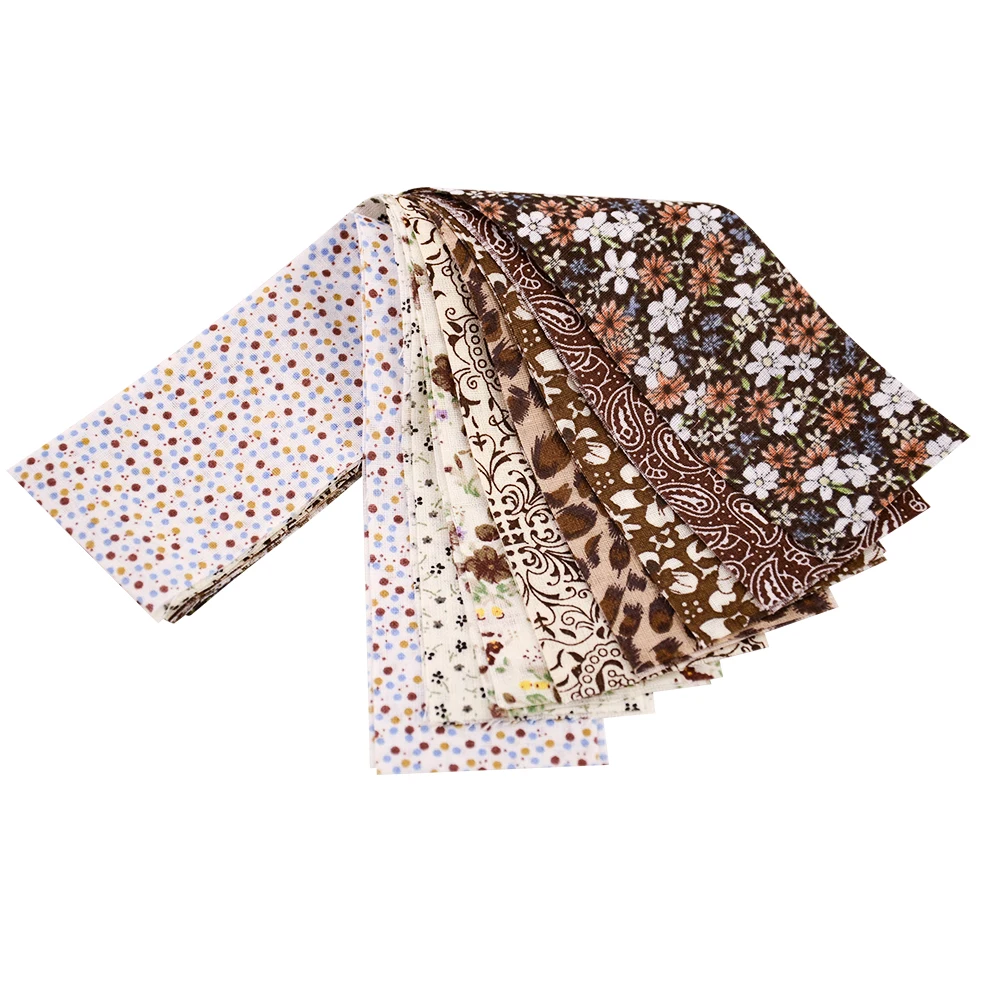 7-9 Pcs/Lot 5x50CM Booksew Telas Patchwork Algodon Cotton Fabric Floral Jelly Roll Strips DIY Dolls Sewing Craft Ankara Fabric