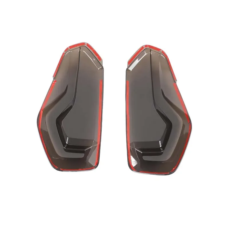 لسيارات BMW 2 Series G42 M2 M240i G87 2022-2025 + ABS أسود سيارة الذيل غطاء خفيف مؤشر عكس غطاء خفيف الملحقات الخارجية