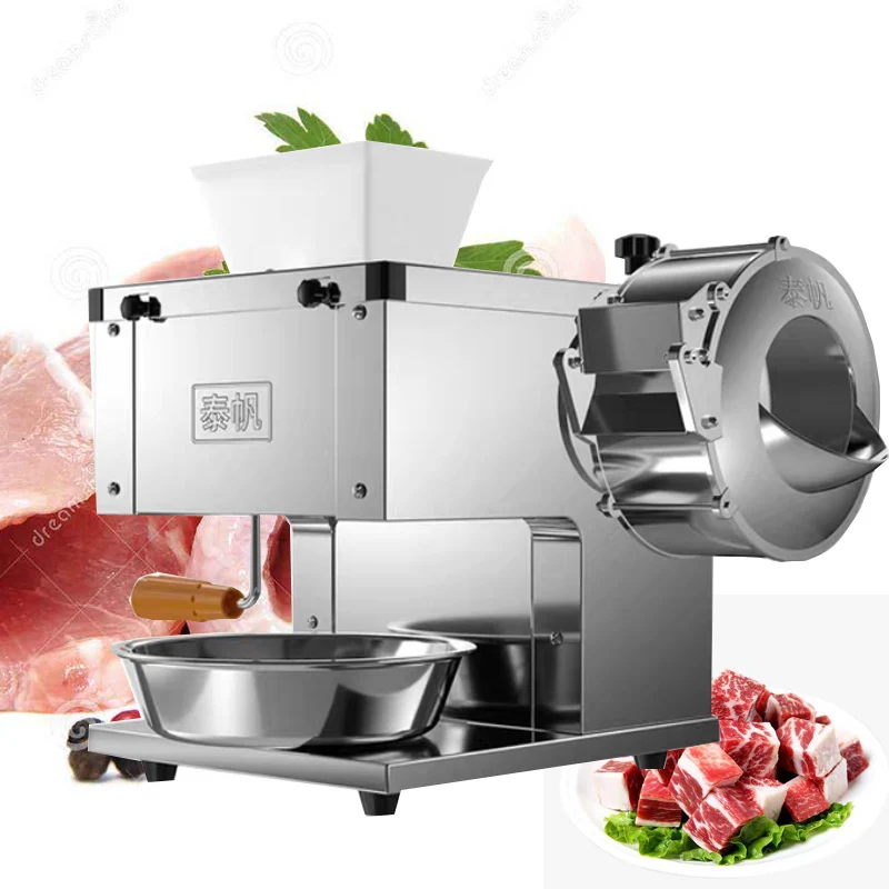 Multi-function Vegetable Cutter Electric Meat Slicer Grinder Commercial Automatic Shred Slicer Dicing Meat Machine