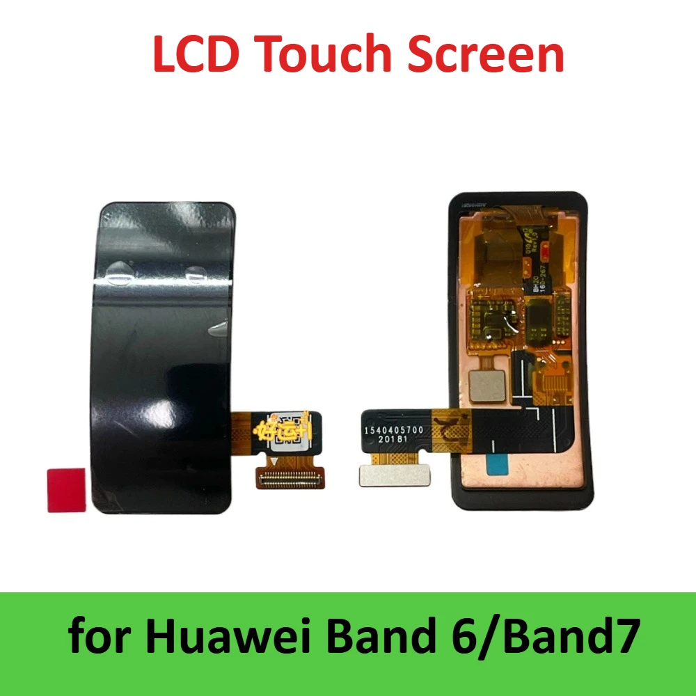 

Сенсорный ЖК-экран для Huawei Band 6/7 FDS-B19/49 AMOLED ЖК-экран с дигитайзером, полная сборка часов, замена запасной части