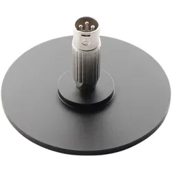 4.72'' Black Suction Cup Adapter with 3XLR or Vac-U-Lock Love Machine Connector for Telescopic Linear Actuator Attachment Holder