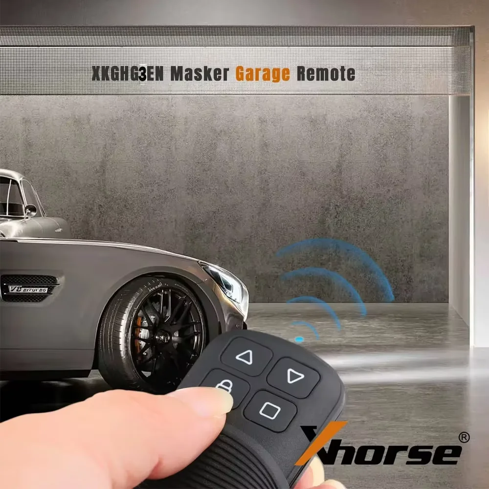 Xhorse XKGHG3EN 2. Generation Masker Garagen-Fernbedienung 4 Tasten 315Mhz 433MHz Umschaltfrequenz ASK FSK Datenwiederherstellung für VVDI Key Tool – Detail 2