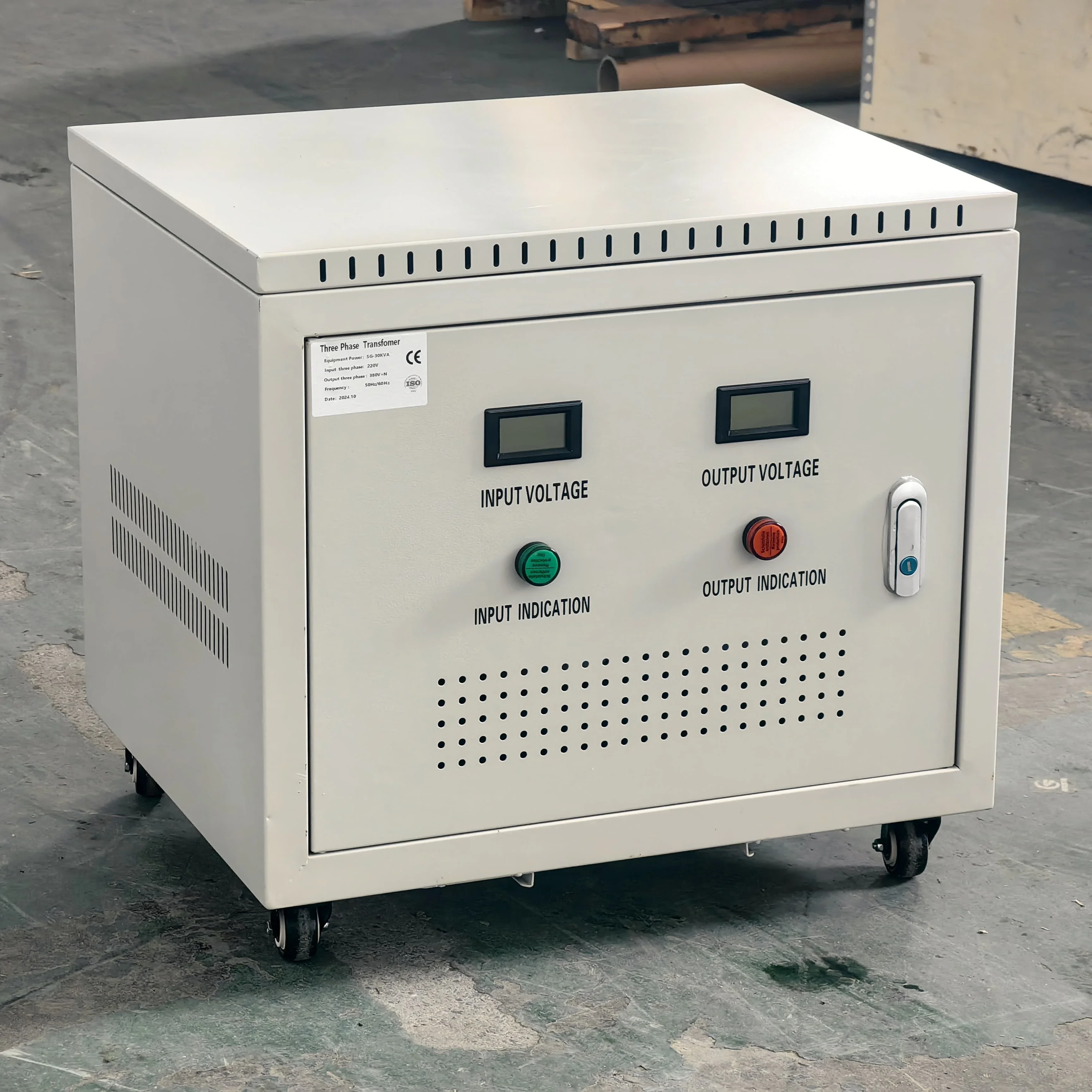 Three-phase 15kva   20kva Step-up and Step-down Transformer With Enclosure 480v to 208v
