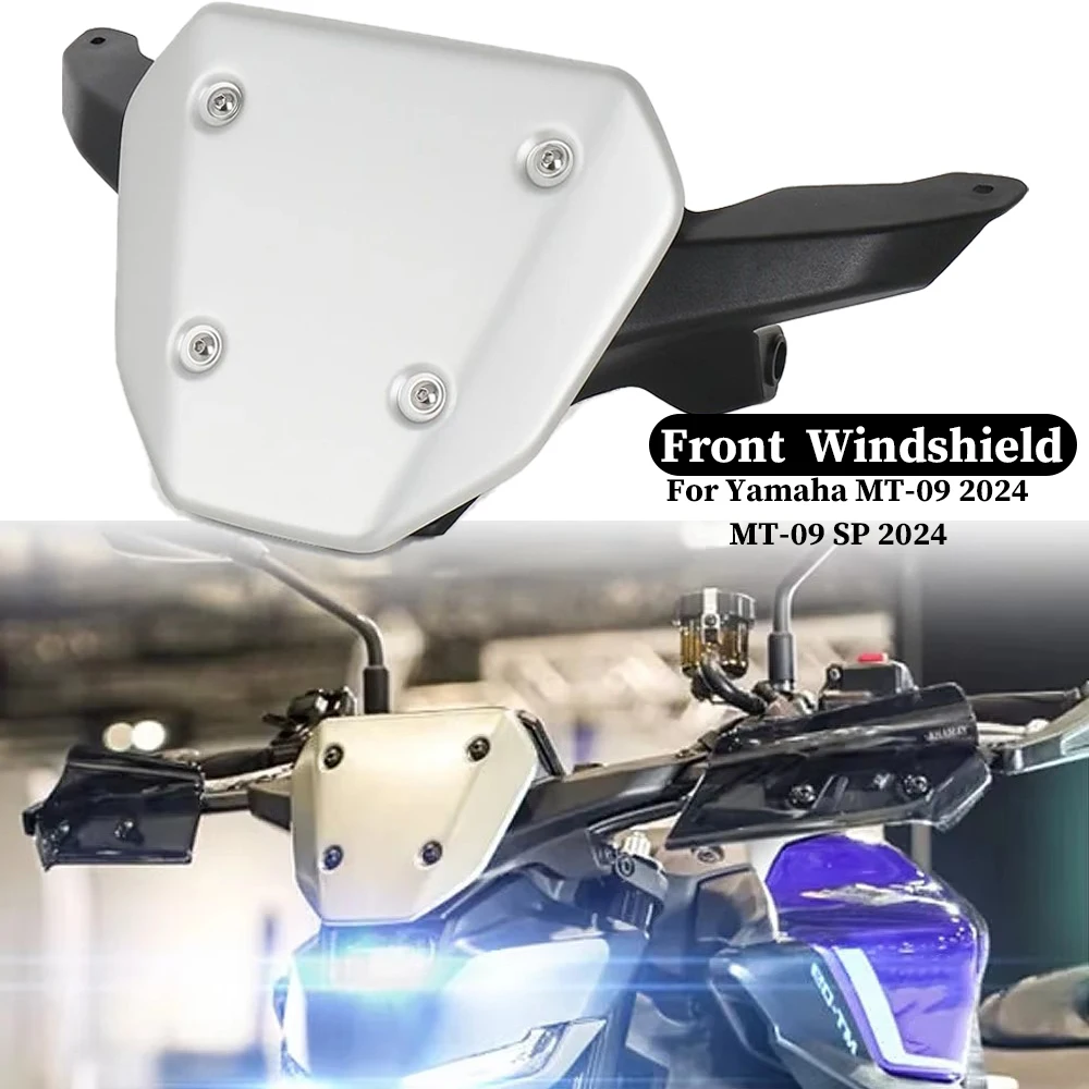 

Motorcycle Accessories For Yamaha MT-09 SP MT 09 mt09 MT09 2024 Aluminum Windshield Windscreen Visor Wind Screen Deflector Kit