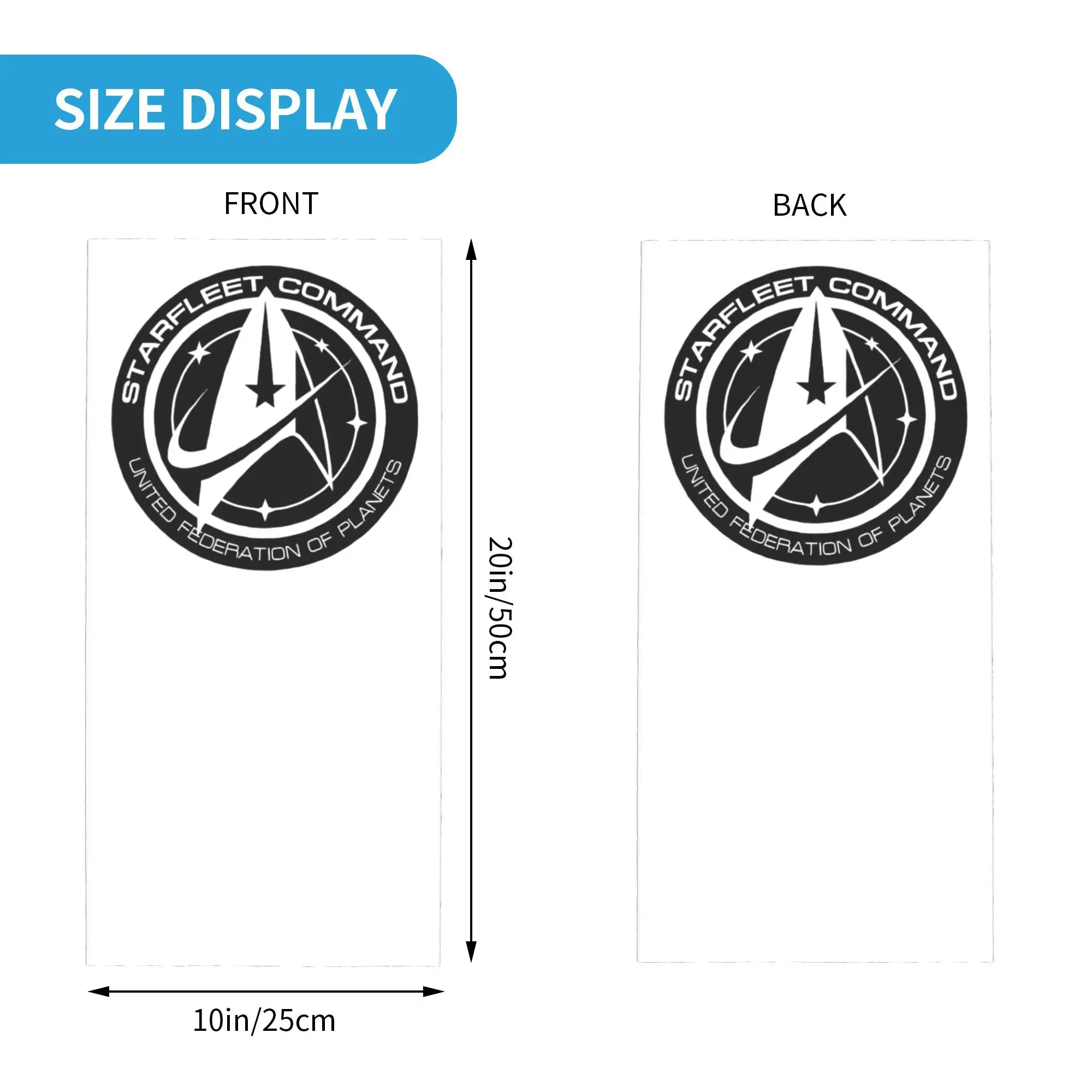 Estrelas treks bandana pescoço capa impressa envoltório cachecol quente ciclismo cachecol esportes ao ar livre unisex adulto à prova de vento