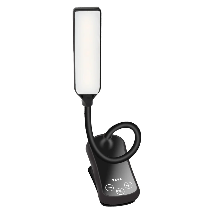 Touch Reading Light LED Book Light USB Charging Reading Light Level 3 Light Eye Protection Portable Night Reading Light