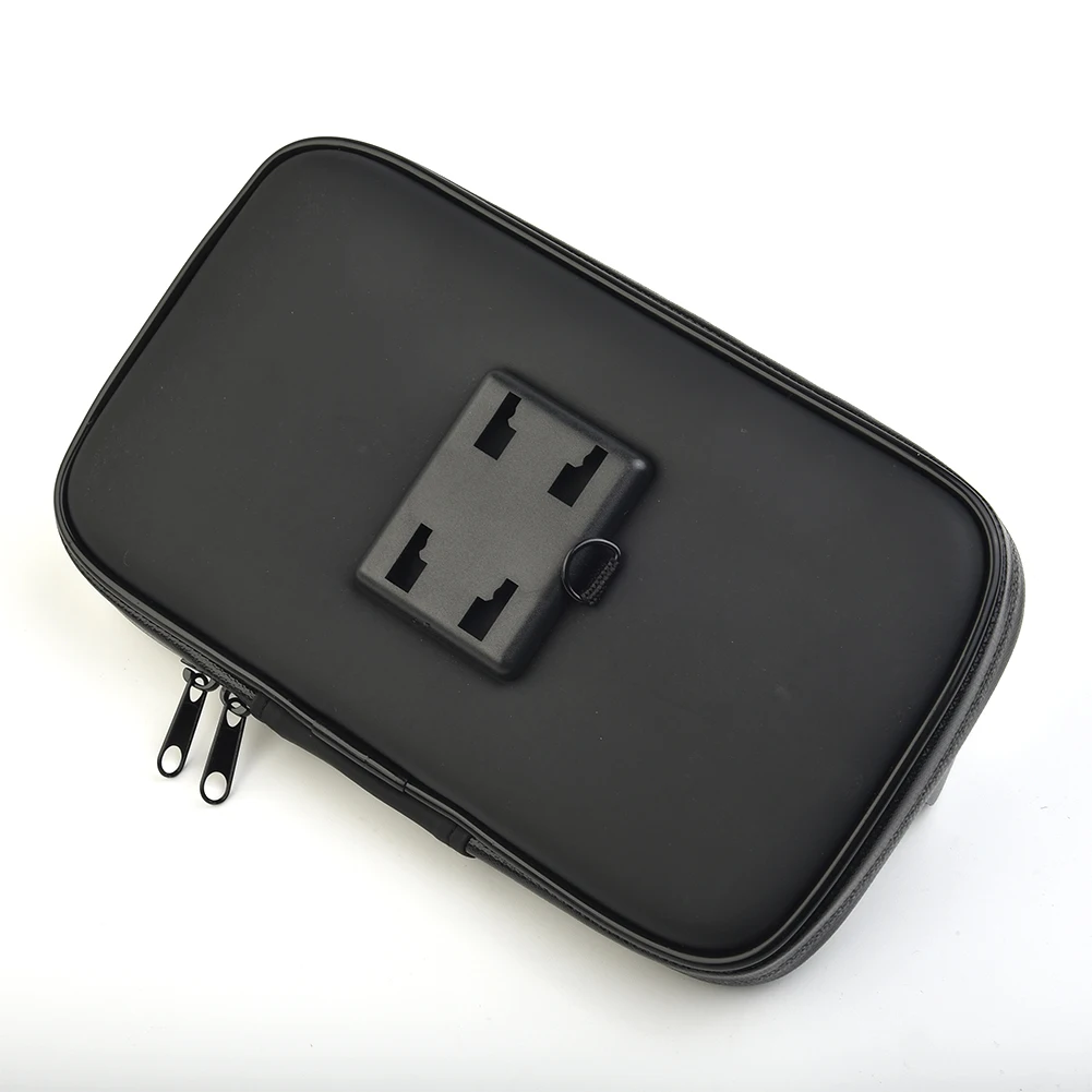 

Motorcycle ATV Handlebar Holder Mount Bag Case For ABS Plastic+ Mobile Phone GPS Waterproof Black PU Motorcycle Accessories