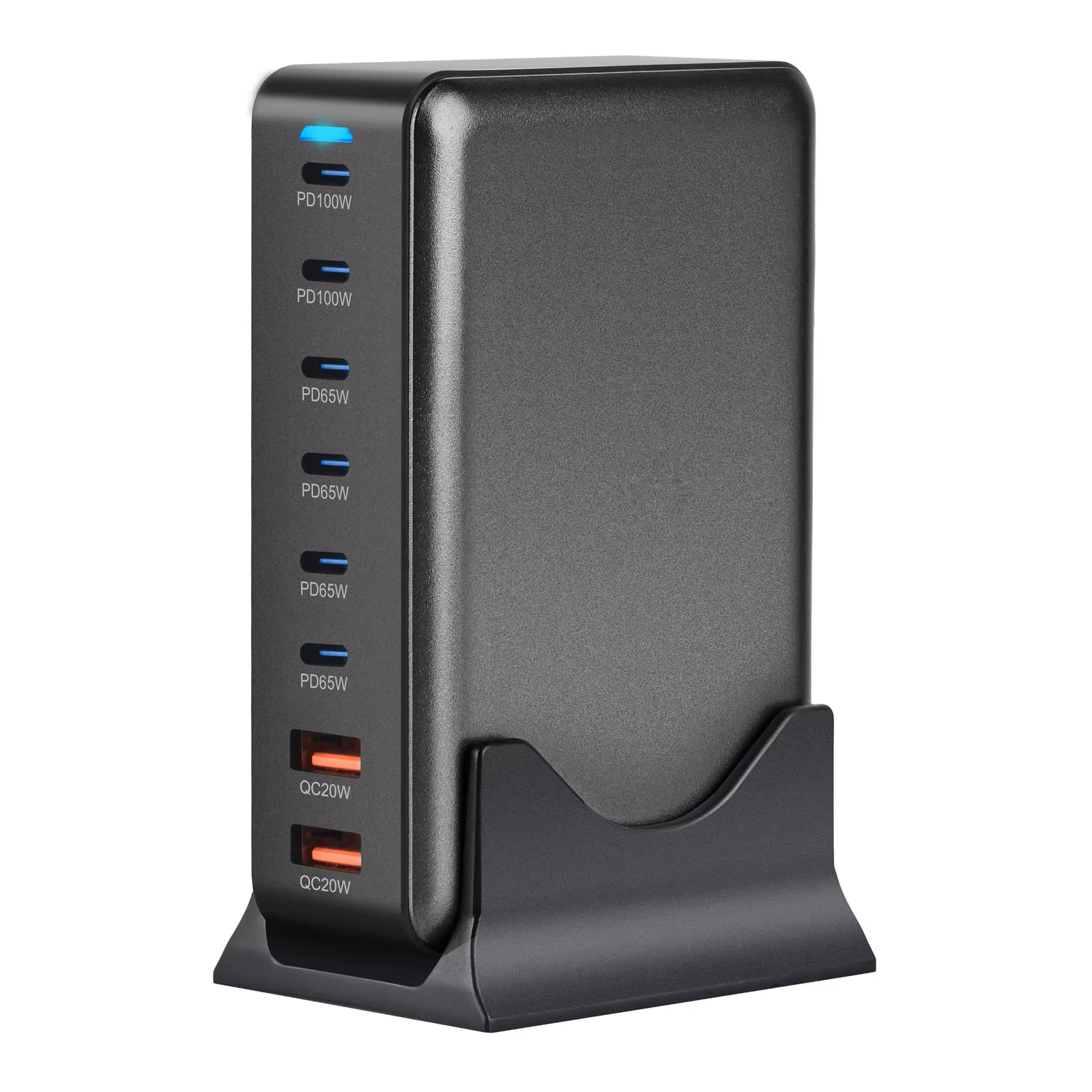 Sale GAN 500W Gallium Nitride PD Desktop Charger with 8-port Multi-Functional PD Adapter, Supporting 6c2a and Mobile Charging