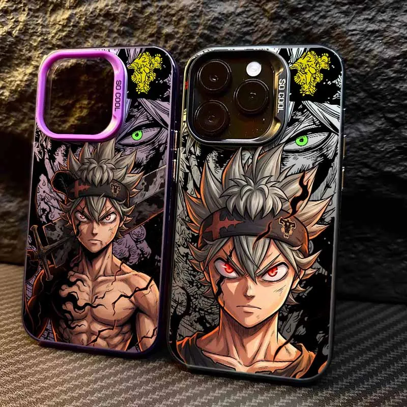 Funda de Silicona Colorida Asta Black Clover para Xiaomi Redmi K80 K70 K60 K50 K40 15 13C 14C 12C 12 10 9 A C T