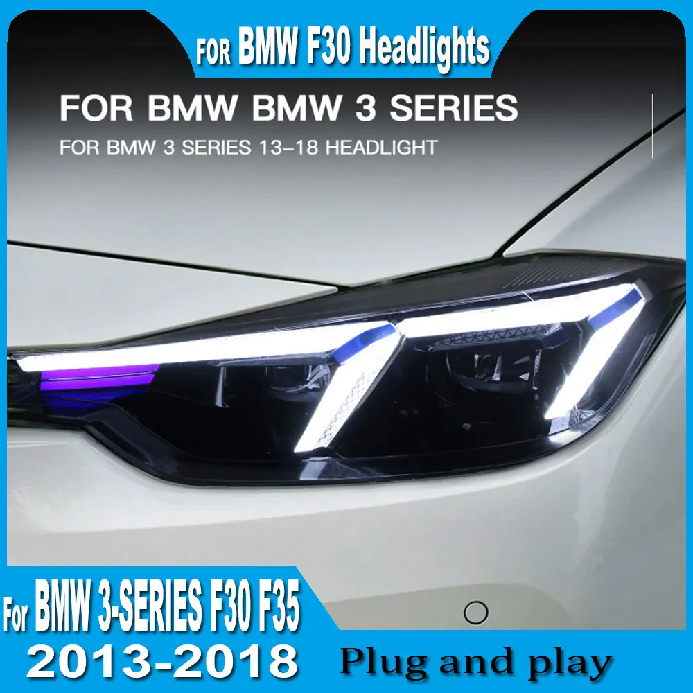 Car Accessories For BMW F30 F35 Headlights 2013-2018 LED Headlight 320i 318i 325i Modified Front DRL Turn Signal Light Assembly