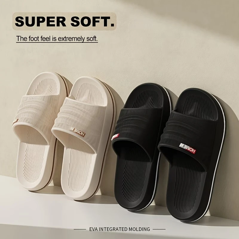 EVA Summer Slippers Women Men Soft thick Non Slip Bathroom Slides Lightweight cozy Indoor Outdoor Home Shower ventilate Sandals