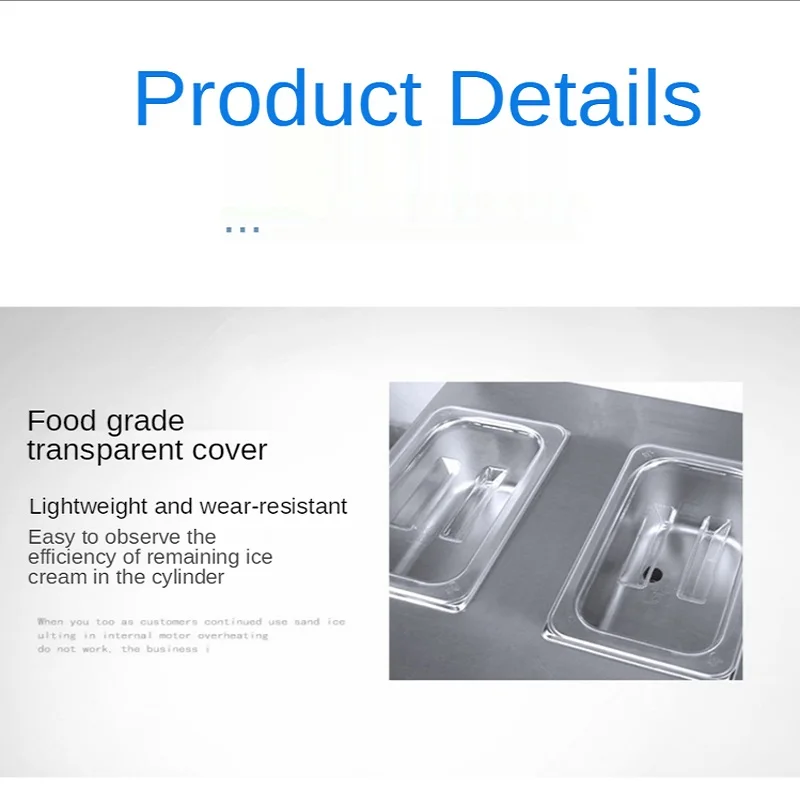 Tabletop Three Color Ice Cream Machine Commercial Ice Cream Maker Machine Automatic Sweet Cone Soft Ice Cream Machine