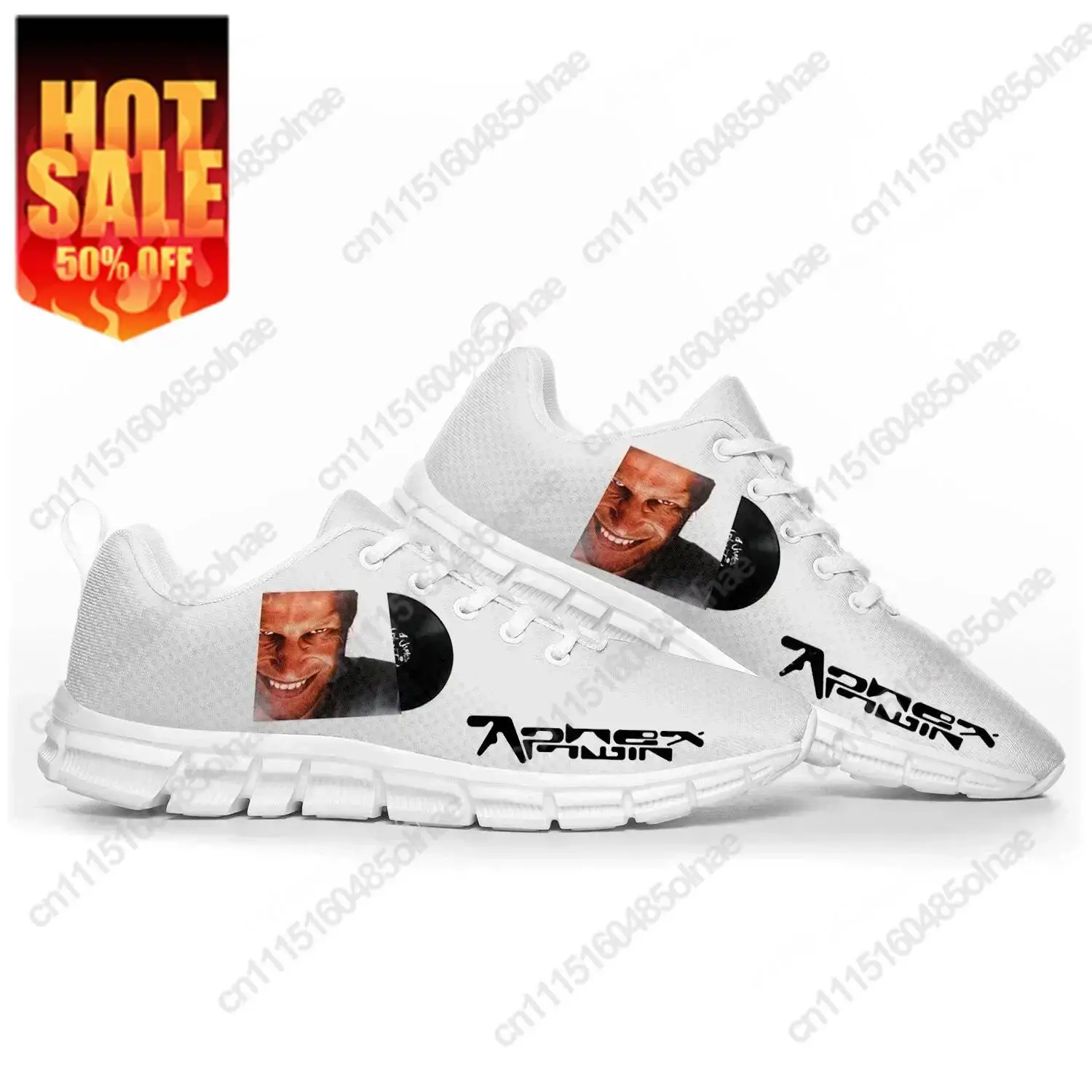 Aphex Twin Electronic Music DJ Mixer Sports Shoes Mens Womens  Sneakers Custom Couple Shoes