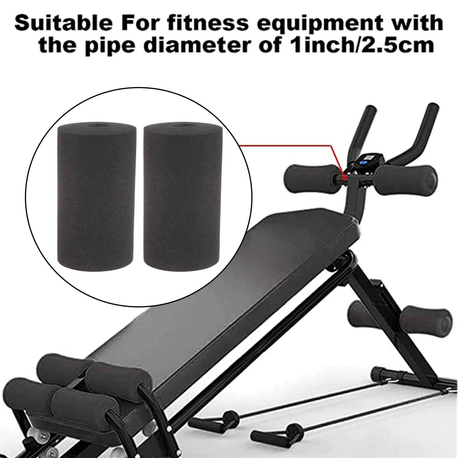 وسادات إسفنجية مريحة للياقة البدنية، وسادات إسفنجية للقدم، تصميم مريح، سهل التركيب، وسادة إسفنجية عالية الكثافة #5