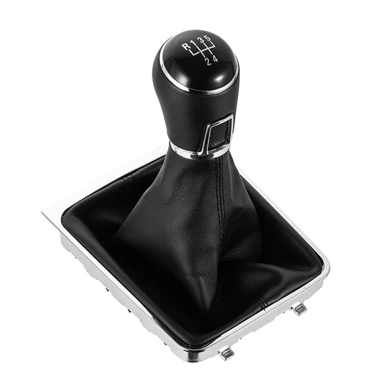 

New Manual Shift Knob Lever Shift Lever Dust Cover For Passat B6 2005-2012