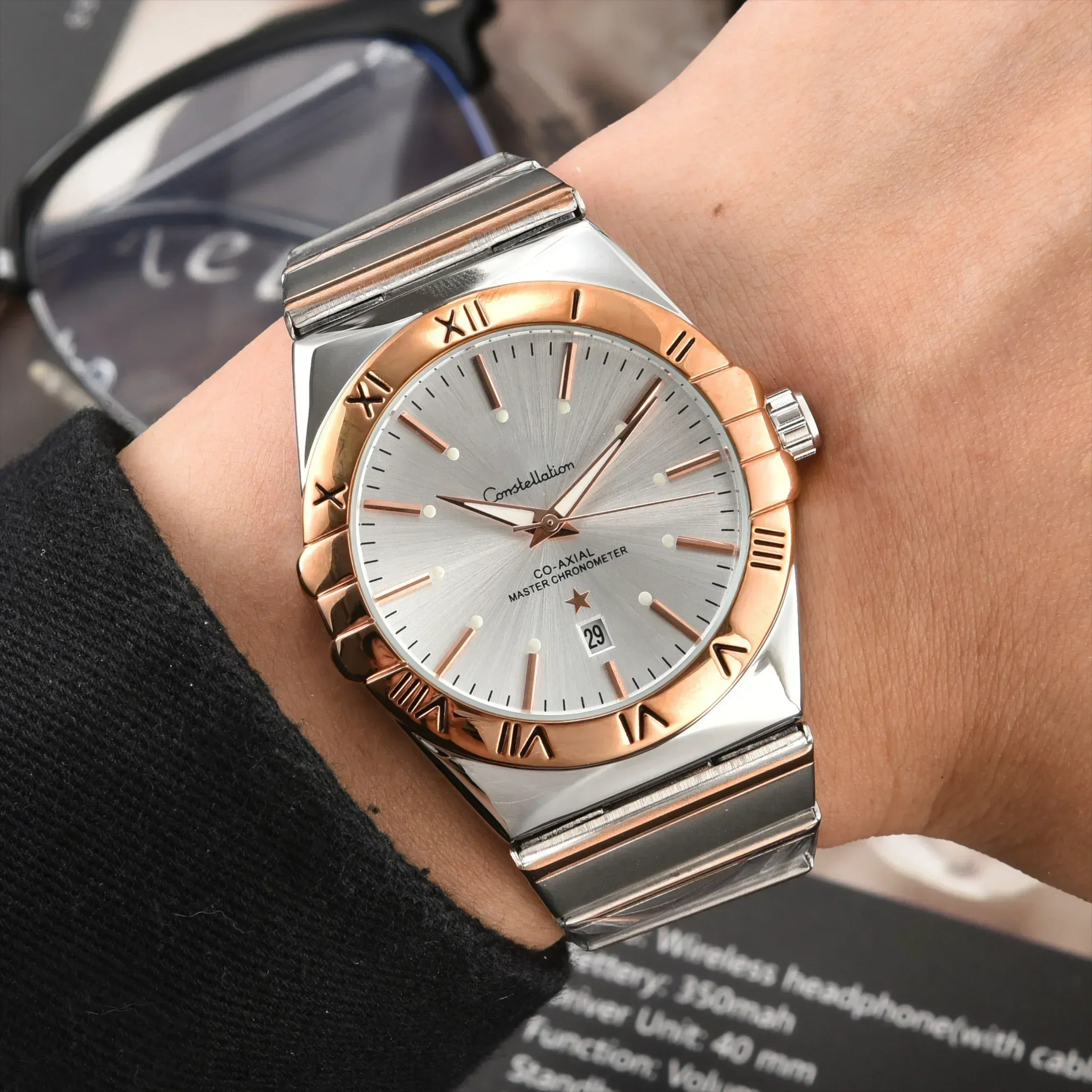 2025年高級ブランドファッションビジネスカジュアルスポーツ多機能クロノグラフ人気メンズ非機械式クォーツ腕時計