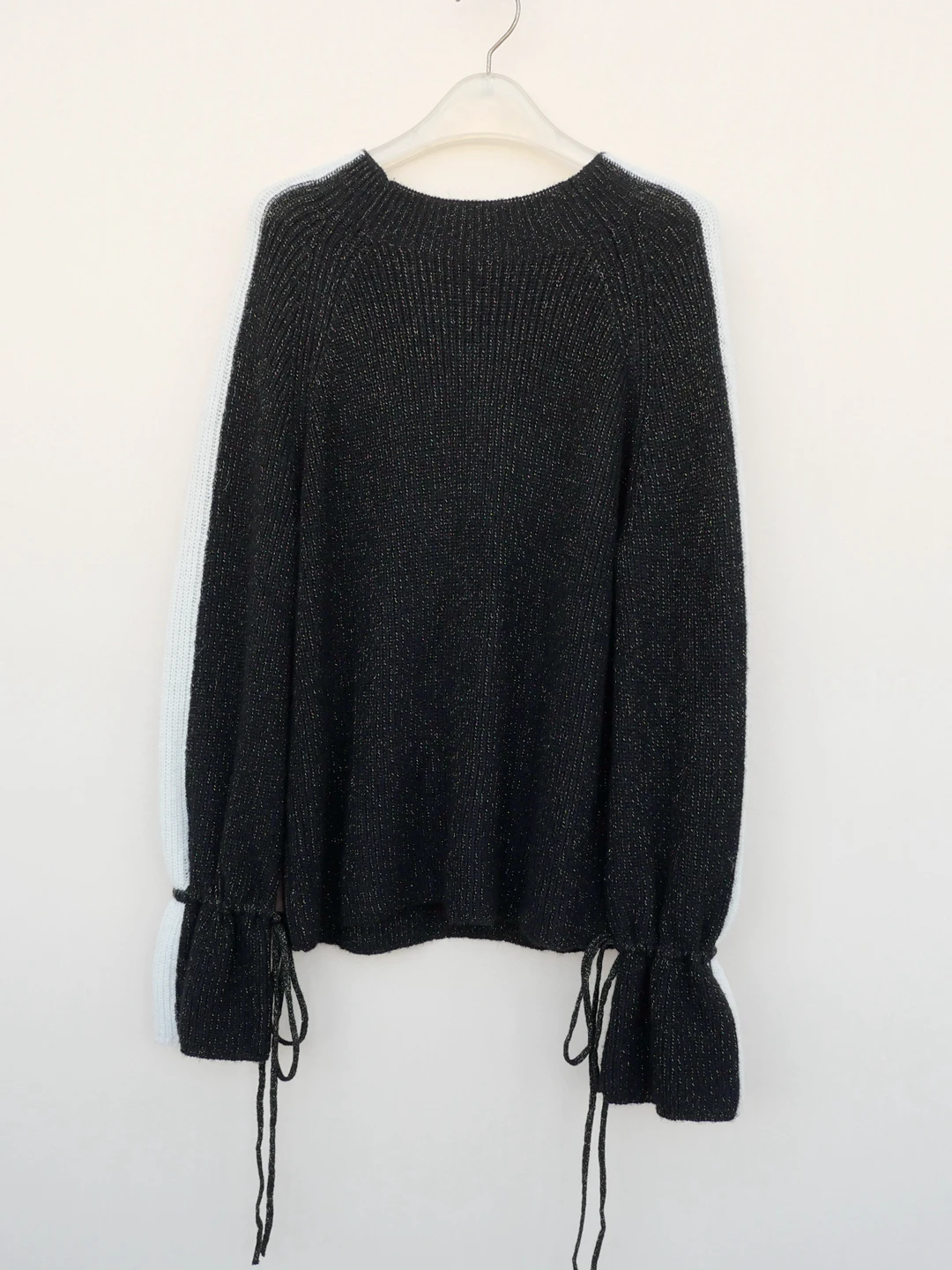 

Soft Rabbit Fur Blend Women's round Ne Sweater Spor A-Line Winter Warm Long Sve 6A035 Bla Glowing Sport Series