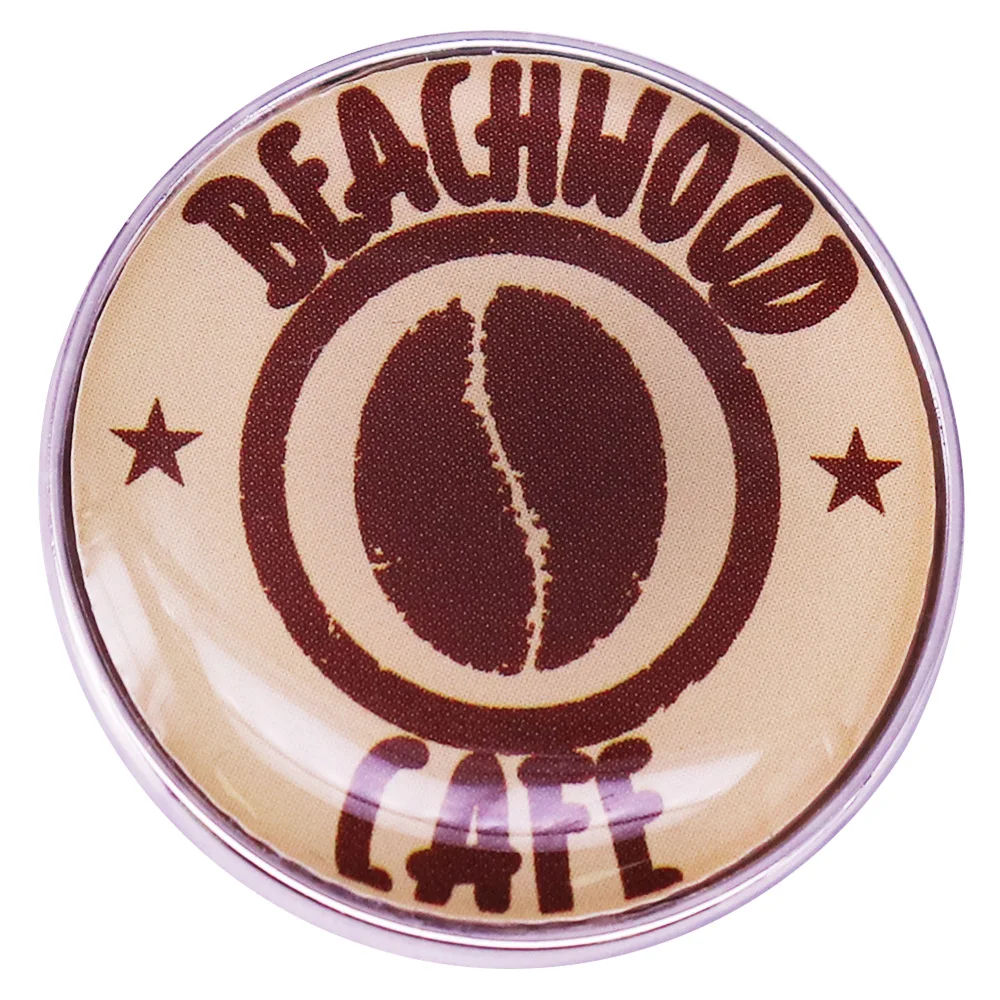 Beachwood Canyon Cafe Bean Restaurant Los Angeles CA Metal Badge Jewelry Gifts for Friends