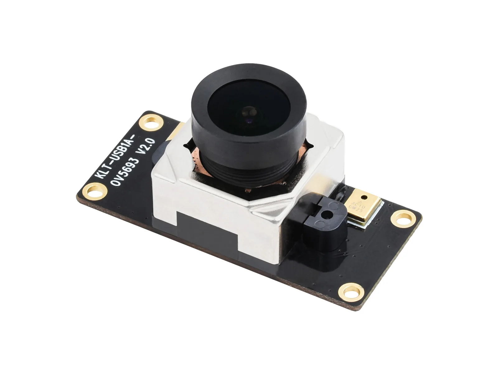 Waveshare OV5693 5MP USB Camera, Fixed-focus, Auto Focusing, M12 Camera Module, OV5693 Sensor, USB2.0 Port, Auto Focusing