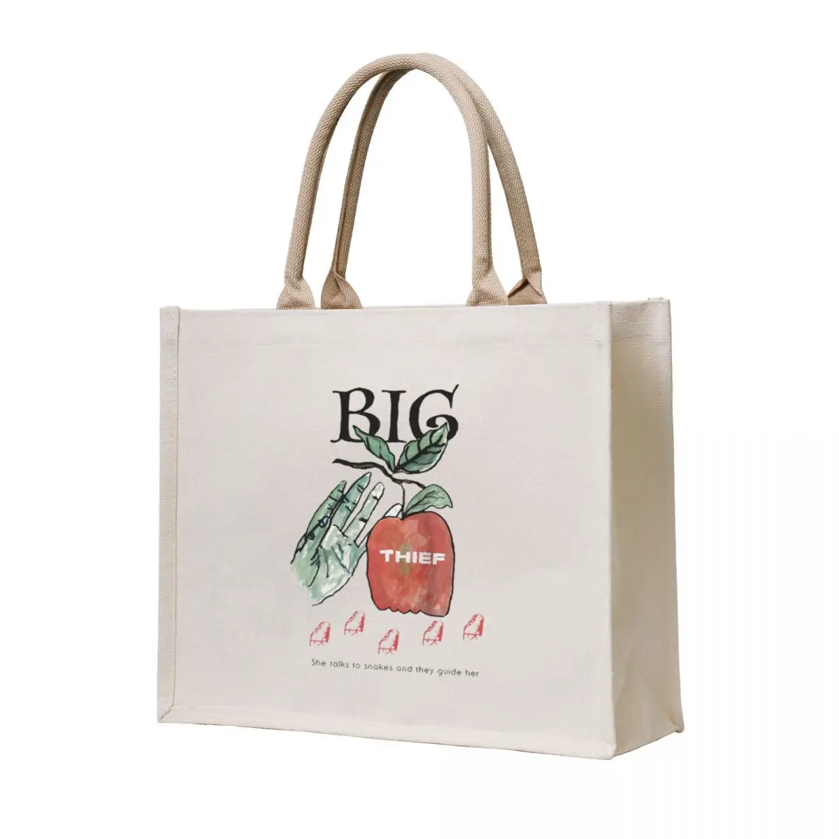 

big thief Tote Bag shopping cart bags tote bag custom Portable shopping bag cute tote