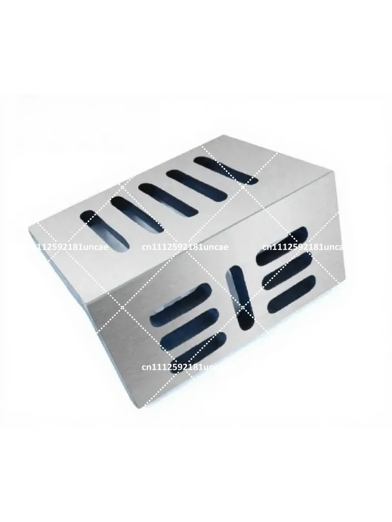 Cast Iron L-Shape 90 Degree T-Slot Angle Plate, Right Angle Bracket, Milling Machine Inspection Fixture for Machine Tool