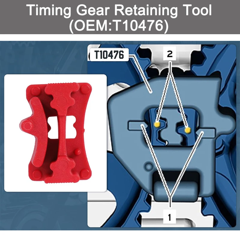 Engine Camshaft Timing Tool Set for EA211 Belt Dedicated VW Golf 7 mk7 VII Jetta 1.2 1.4 TSI TGI Petrol Timing Camshaft Tool Set