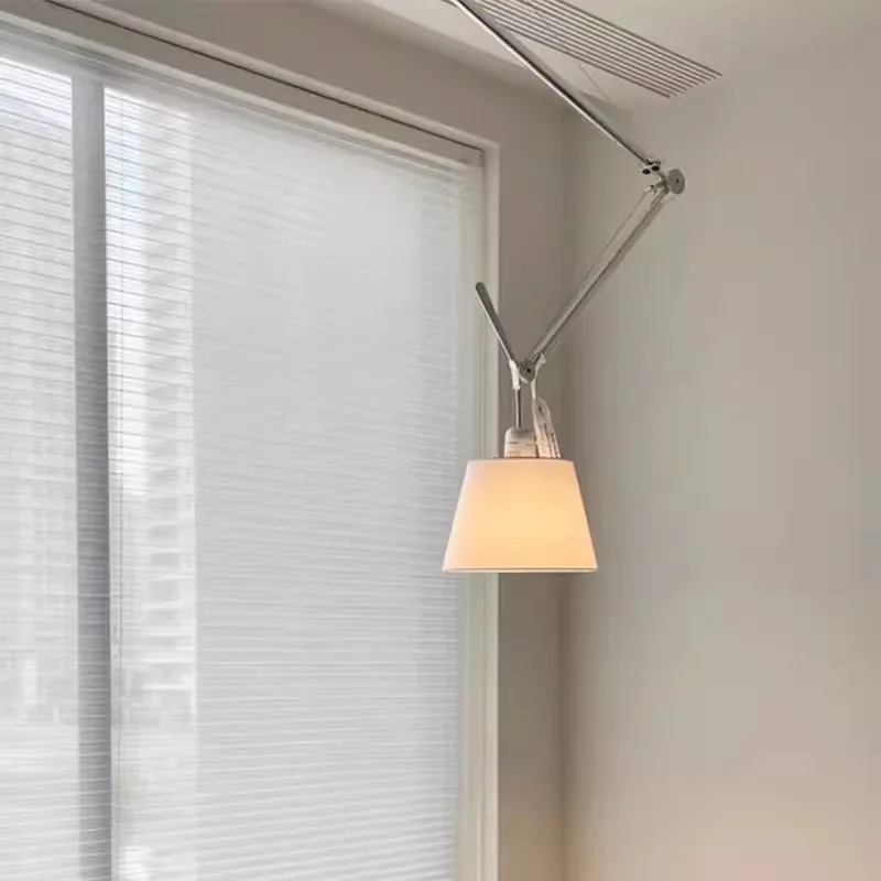 Vintage Adjustable Swing Arm Pendant Light Italian Design for Bar Study