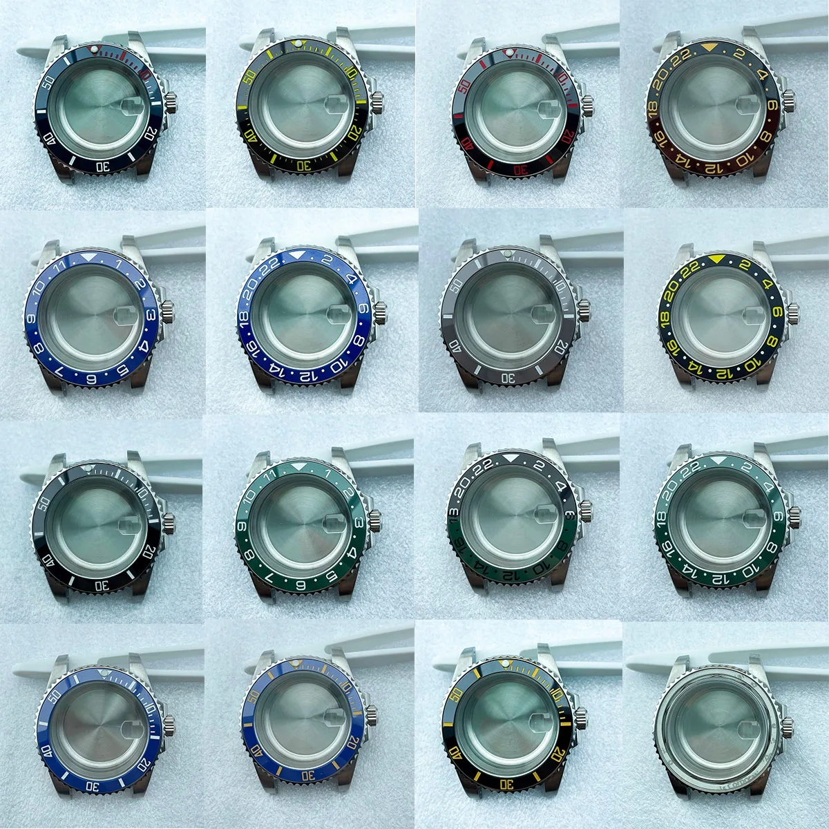 NH Watch case 35 case Sapphire glass Stainless steel 904L Material size 40.5mm suitable for NH movement 35 watch accessories