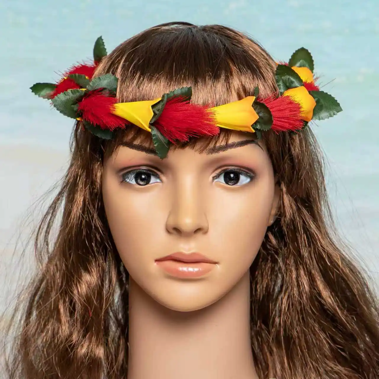 

Эластичная повязка на голову из пеноматериала Lehua, 50 см и 100 см Lei, подходит для хула, танцевальных представлений, гавайских танцевальных вечеринок, головной убор, браслет