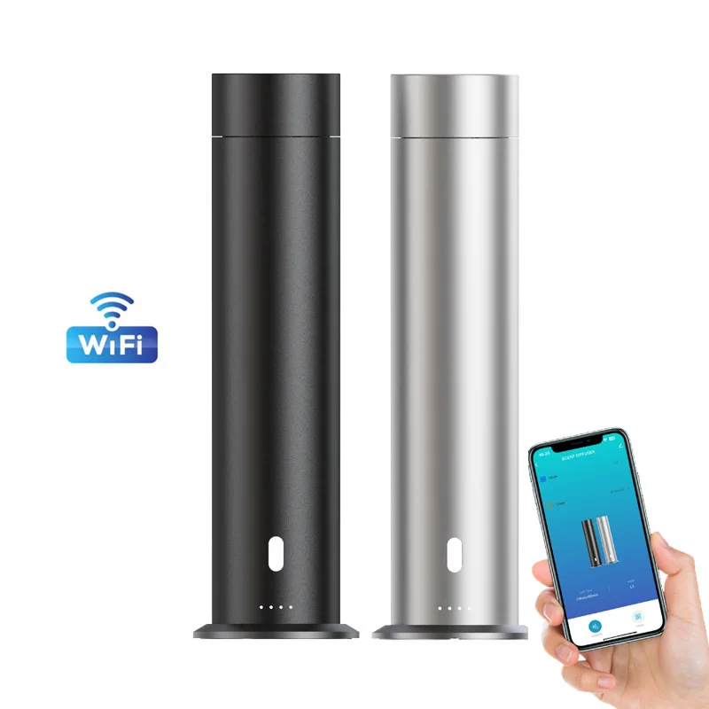 Large Silent 360 Aroma Diffuser, Waterless Essential Oil Machine, Home Hotel Scent Marketing, 6-in-1 Fragrance Dispenser