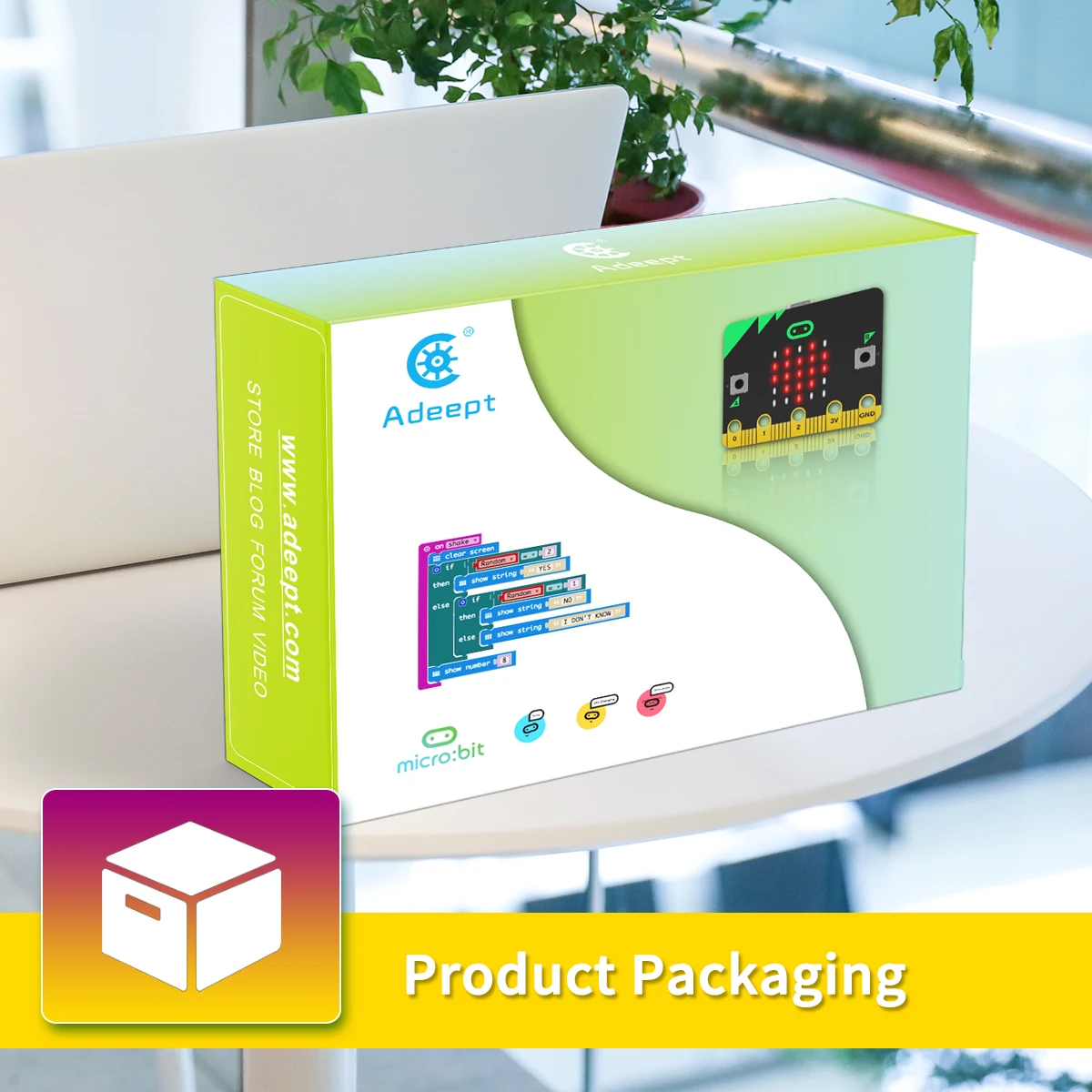 Adeept BBC 마이크로 비트 스타터 키트, 마이크로 비트용 전자 스타터 키트, 31 개 프로젝트 튜토리얼 북 포함