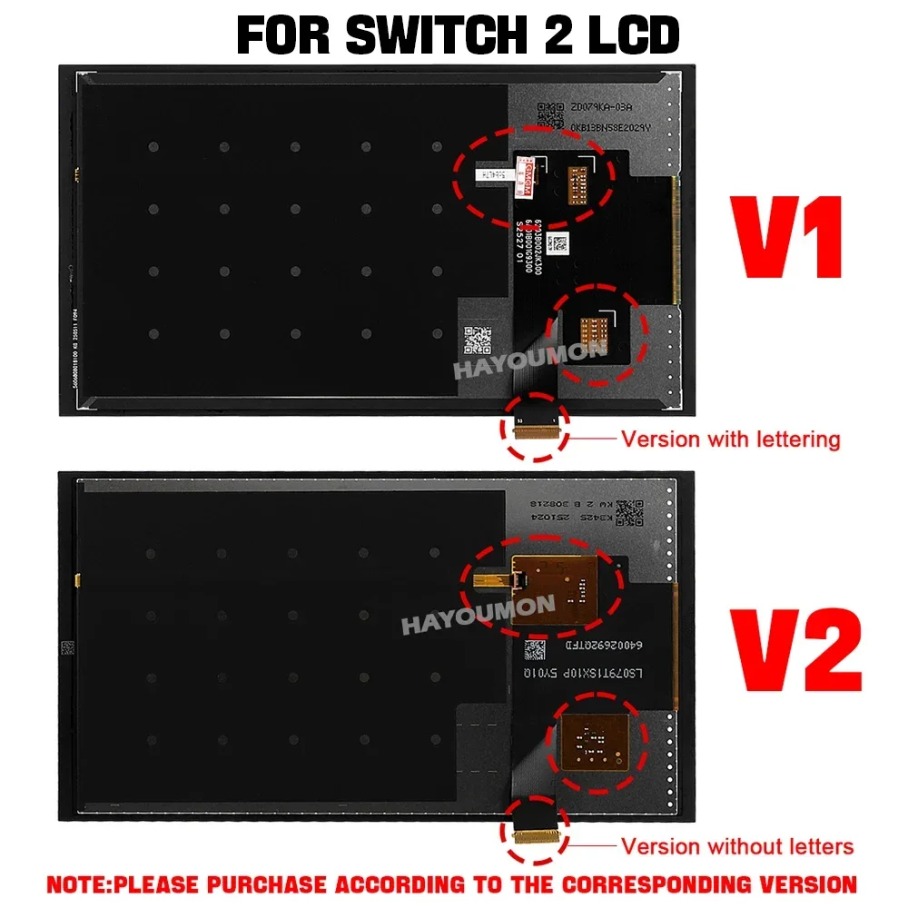 Original Replacement LCD For NS2 Switch2 V1 V2 LCD Screen Display